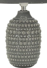 Stolná lampa Points 30,5 cm sivá