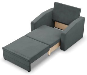 Kreslo ORBIT Kronos rozkladacie, tmavosivé