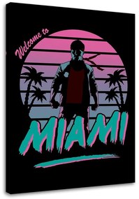 Gario Obraz na plátne Vitajte v Miami - DDJVigo Rozmery: 40 x 60 cm