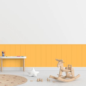 PIPPER. Obdĺžnik - Žltá farba - textilná nálepka na stenu Farba: Tmavá, Veľkosť: 60 cm