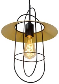 Lucide 74309/01/34 - Luster na lanku MASSON 1xE27/40W/230V žltá