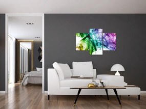 Obraz - farebný dym (90x60 cm)