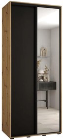 Skriňa 45 Canaris 3 100 artisan/čierna/čierna