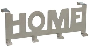 Kovový vešiak na dvere v matne striebornej farbe 32 cm Home – Casa Selección