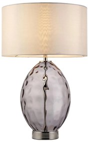 Endon 99581 - Stmievateľná stolná lampa ERIN 1xE27/10W/230V krémová/dymová čierna