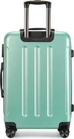 Kabínový kufor na 4 kolieskach 55x39x20cm púdrovo zelená farba