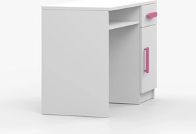 Písací stôl SCOUT - biely (viac variant)