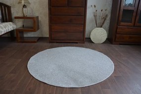 Koberec ETON strieborný kruh