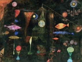 Umelecká tlač Fish Magic - Paul Klee, (40 x 30 cm)