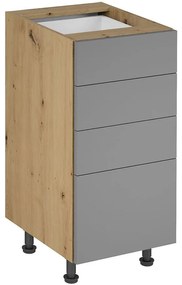 Kuchynská skrinka Langen D40S4 push beige