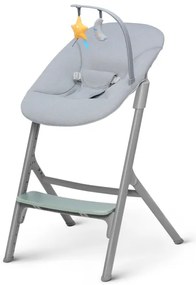 KINDERKRAFT SELECT-Detská jedálenská stolička LIVY Premium Olive green +ležadlo CALMEE