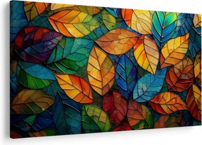 Obraz - Mozaika z listov (90x60 cm)