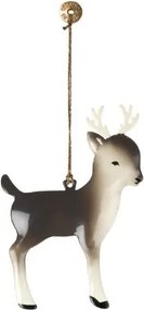 Vianočné dekorácie - kovová ozdoba Bambi