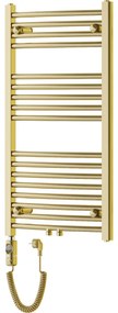 Mexen Ares, elektrické vykurovacie teleso 900 x 500 mm, 300 W, zlatá lesklá, W102-0900-500-2300-50