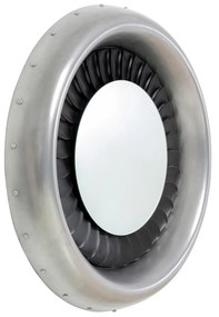 Jet nástenné zrkadlo sivé Ø119 cm