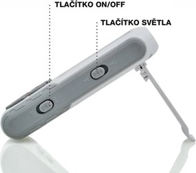 Digitálny teplomer - termosonda HiNOVA - sivý