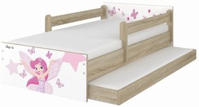 Raj posteli Detská posteľ "Malá princezná" MAX XL dub sonoma