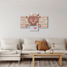 Obraz - Milujúci medvedík (90x60 cm)