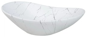 Keramické umývadlo LENA MW17 | biela 60 cm