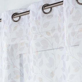 Biela voálová záclona 140x280 cm Duchesse – douceur d'intérieur