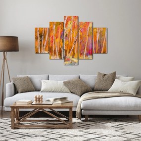 Obraz - Jesenný les (150x105 cm)