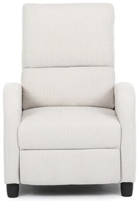 Autronic BONTEC Relaxačné kreslo, béžová, menčestrová látka, TV-4011 BGE2 Farba: Šedá