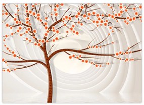 Sklenený obraz - Strom v nekonečne (70x50 cm)