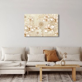 Obraz - Kompozícia zlatých kvetov (90x60 cm)