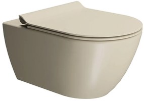 GSI GSI, PURA závesná WC misa, Swirlflush, 36x55cm, creta dual-mat, 881508