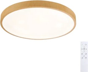 Brilagi-LED Stmievateľné svietidlo GLASS POOL DOUBLE LED/48W/230V 40 cm drevený dekor+DO