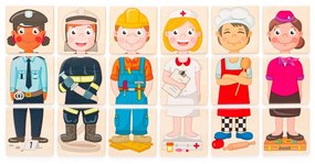 Woody Puzzle Ľudia a povolanie