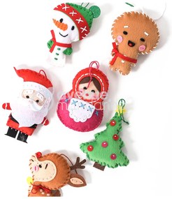 Kreatívna súprava – vianočné dekorácie na ušitie