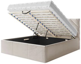 Čalúnená posteľ s kontajnerom na posteľnú bielizeň Mangalori, Dostupné poťahy: Fresh 32, Rozmer postele: 140x200