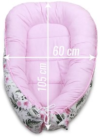 JAKS Set do postieľky 7 dielny rose