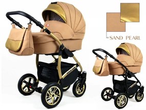 Kombinovaný kočík Raf-pol Gold lux - Sand pearl (2-kombinácia)