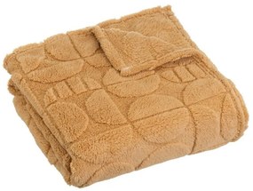 Žltá deka z mikroplyšu 130x160 cm Mid Century – Casa Selección