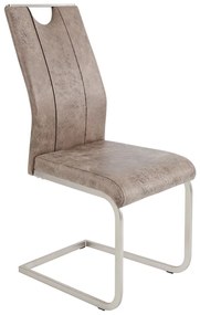 Reality Hojdacia stolička Trieste, 2 kusy (šedá-hnedá)  (100328559)