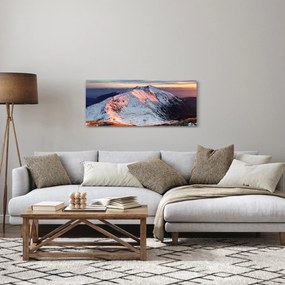 Obraz - Zimná horská panoráma II. (120x50 cm)