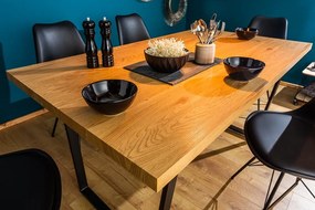 Moderný jedálenský stôl z MDF Loft Dub 140cm