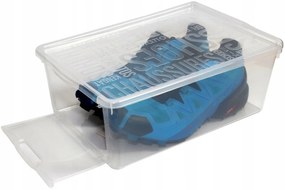 Box na topánky s vekom, na pánske topánky s bočným otváraním KEN - 39 x 26 x 13 cm