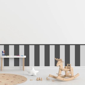 60x100cm Obdĺžnik - Šedá farba - textilná nálepka na stenu Farba: Kombinácia, Veľkosť: 60 cm
