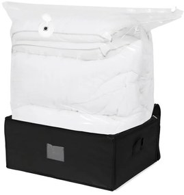 Úložný box Compactor 3D Black Edition, 210 l, čierna