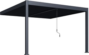 Bioklimatická pergola INTRO DUO 4x4 m, hliník - do steny