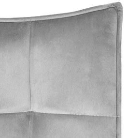 Kreslo VINNIS s podnožkou, sivé 856681