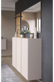 Nástenný vešiak v dekore duba v prírodnej farbe 46 cm Libbiano – Germania