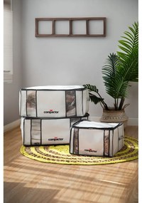 Vákuový/vystužený látkový úložný box na oblečenie 42x25x25 cm Life – Compactor