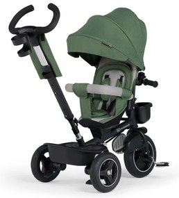 KINDERKRAFT SELECT - Detská trojkolka SPINSTEP Premium zelená