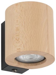 Nástenné bodové svietidlo EVE 1xGU10/10W/230V buk