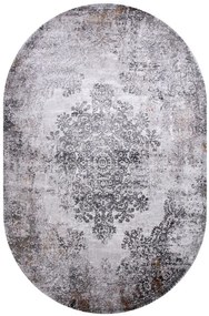 Koberec MAYA PR268 viacfarebný / sivý ovál