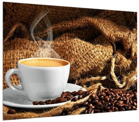 Obraz šálky kávy (70x50 cm)